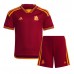 AS Roma Tammy Abraham #9 Dětské Domácí dres komplet 2023-24 Krátký Rukáv (+ trenýrky)